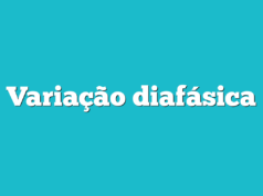 Variação diafásica Variação diafásica