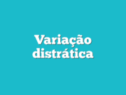 Variação distrática Variação distrática